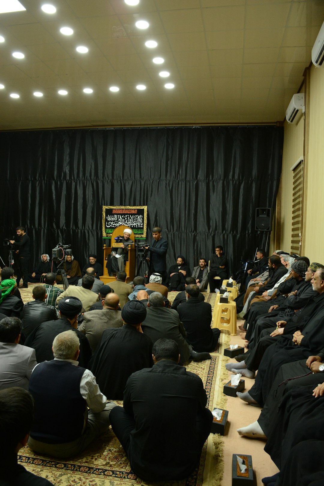 The majlis of Imam Al-Hassan, peace be upon him, in Najaf
Imam Hassan (p.b.u.h) Center for Specialized Studies which is attached by Holy shine of Imam Hussian (p.b.u.h) by Camping Checklist 4 person tent camping