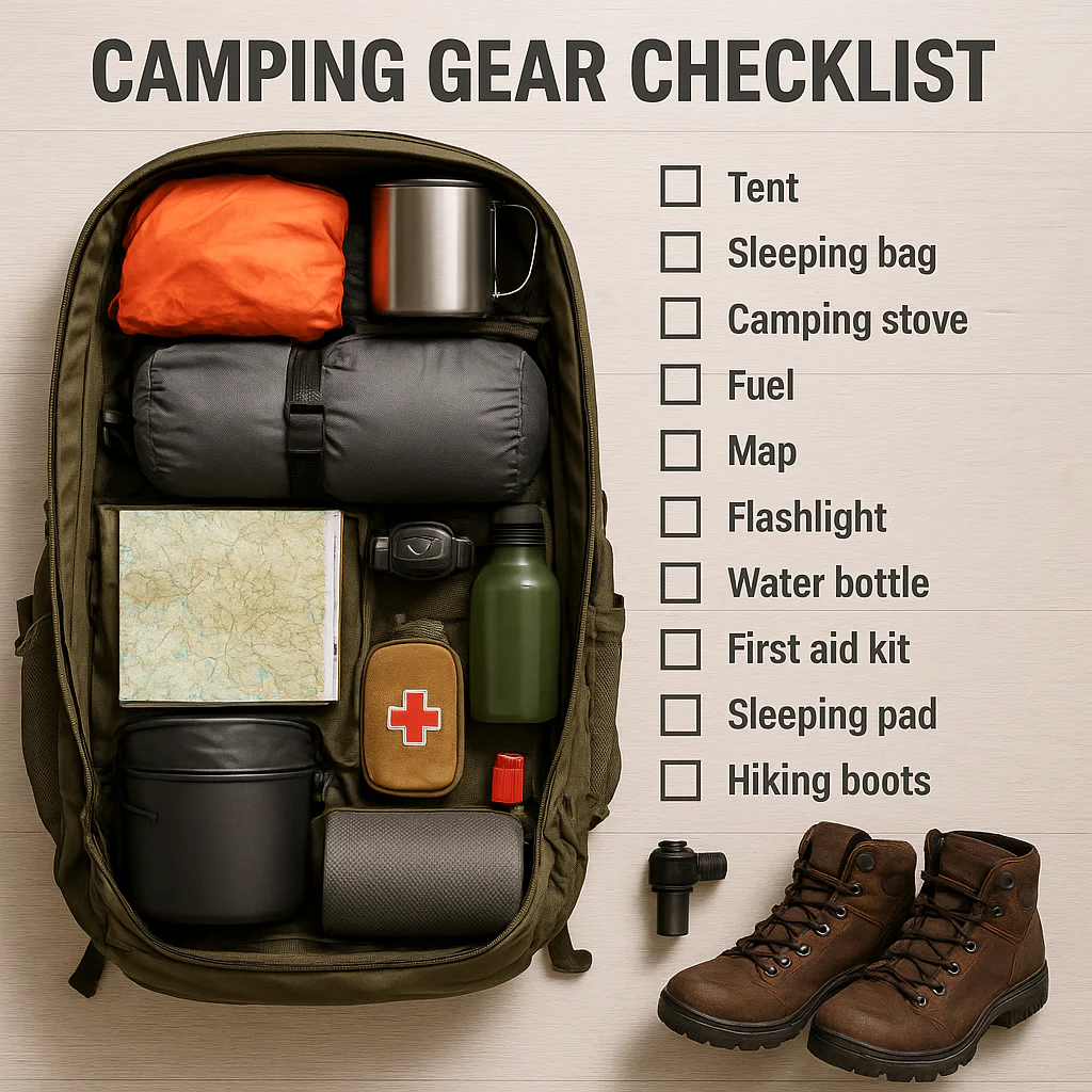 🏕️ How to Pack a Camping Kit for a Weekend Trip (6 Steps) - Camping ...