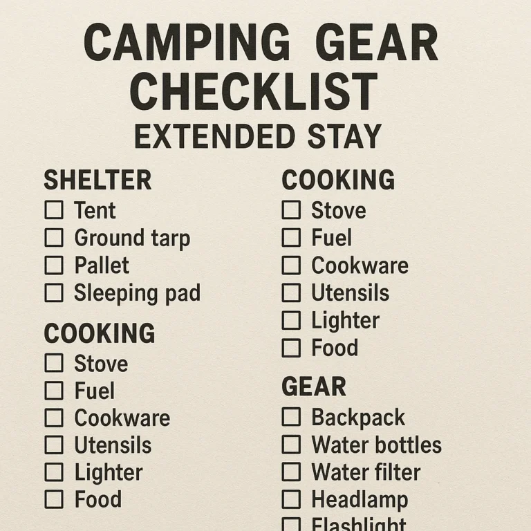 Featured image for The Ultimate 10-Step Camping Gear List for Extended Stays 2026