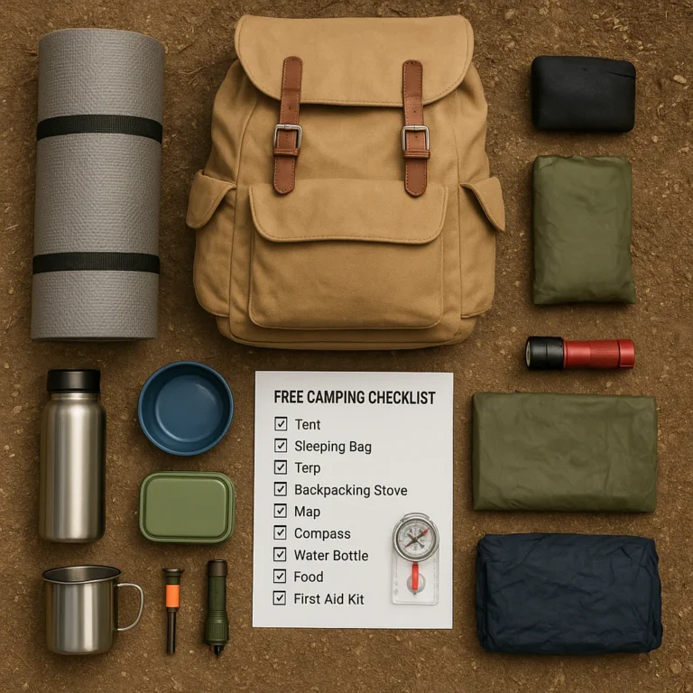 Featured image for The Ultimate Free Camping Checklist 10 Essentials for 2026